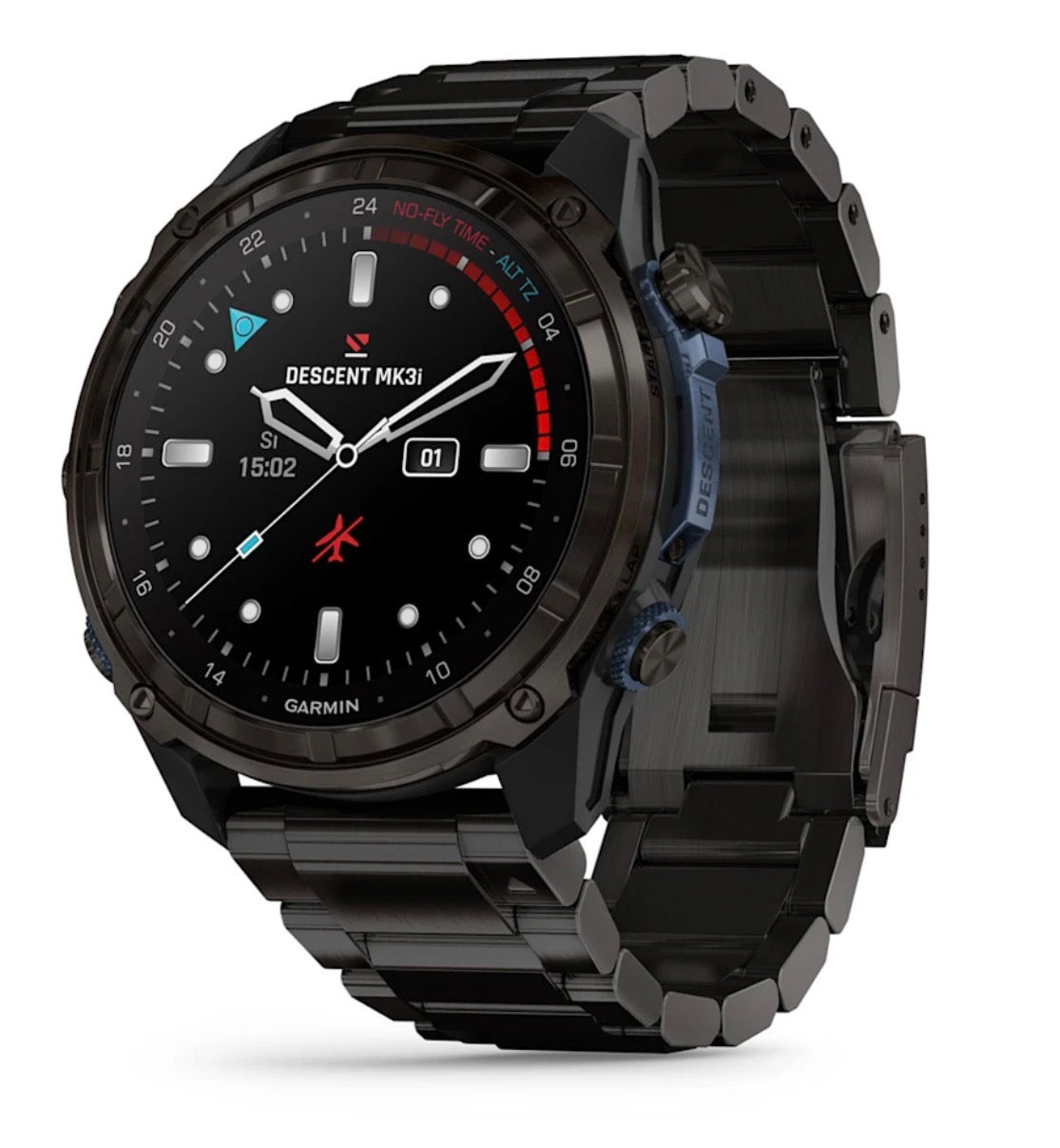 Descent Mk3i, 51mm, Carbon Gray DLC Ti/Ti, Dive Computer, NA