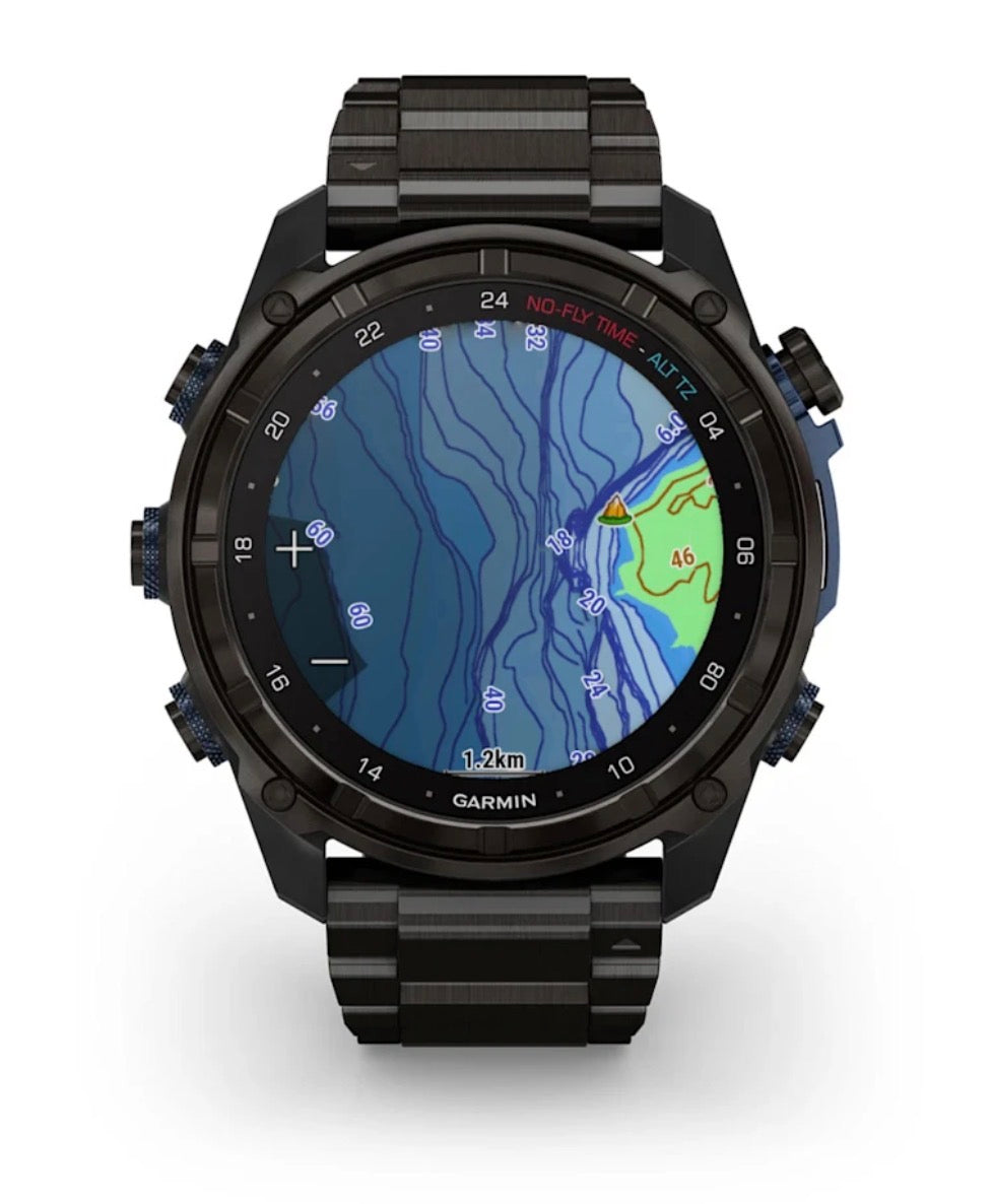 Descent Mk3i, 51mm, Carbon Gray DLC Ti/Ti, Dive Computer, NA