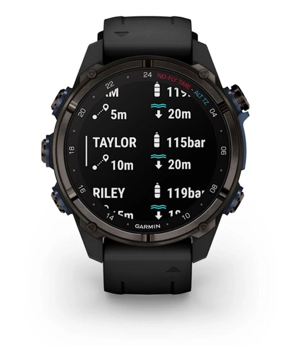 Descent Mk3i, 43mm, Crbn Gry DLC Ti/Blk, Dive Computer, NA