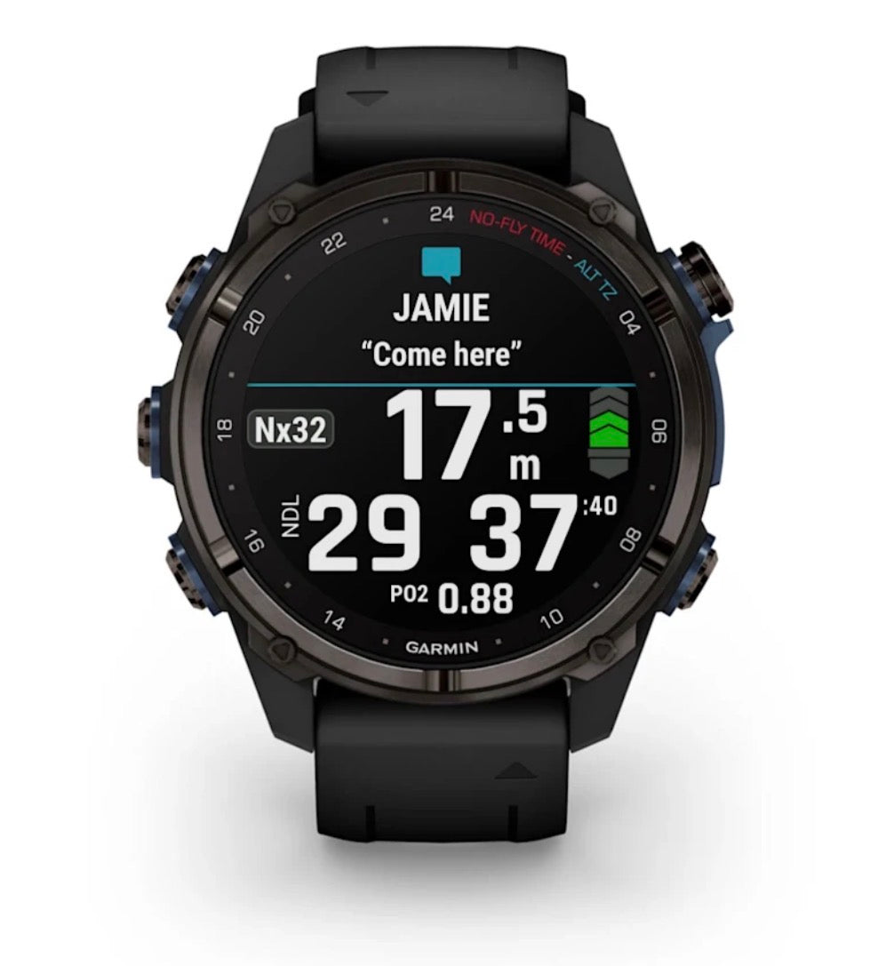 Descent Mk3i, 43mm, Crbn Gry DLC Ti/Blk, Dive Computer, NA