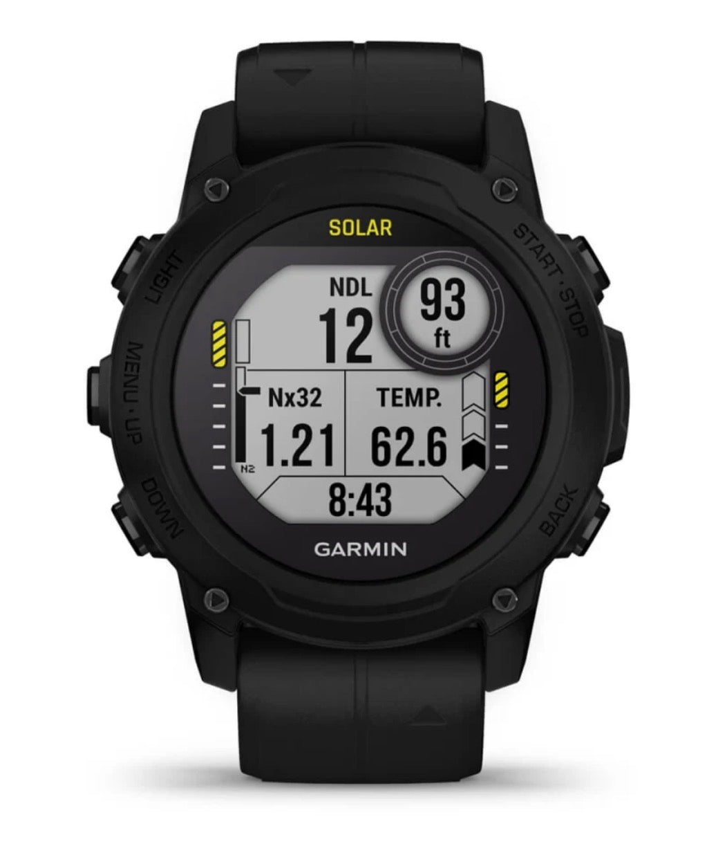 Descent G1 Solar, Dive Computer, Black, NA/AU/NZ