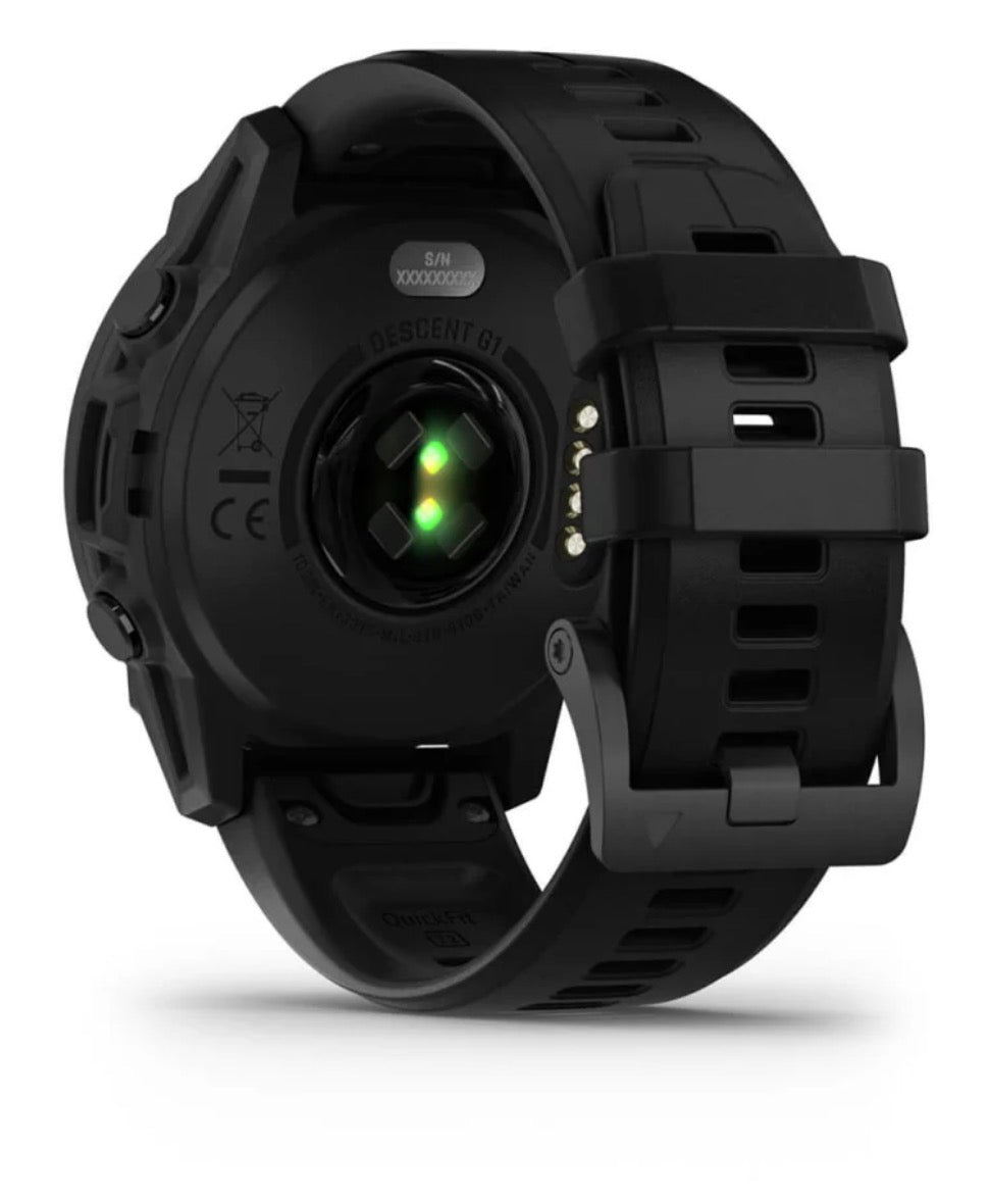 Descent G1 Solar, Dive Computer, Black, NA/AU/NZ