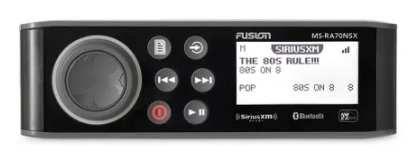 Sistemas estéreo náuticos Fusion serie RA70 MS-RA70NSX Marine Stereo with NMEA 2000® and SiriusXM-Ready®